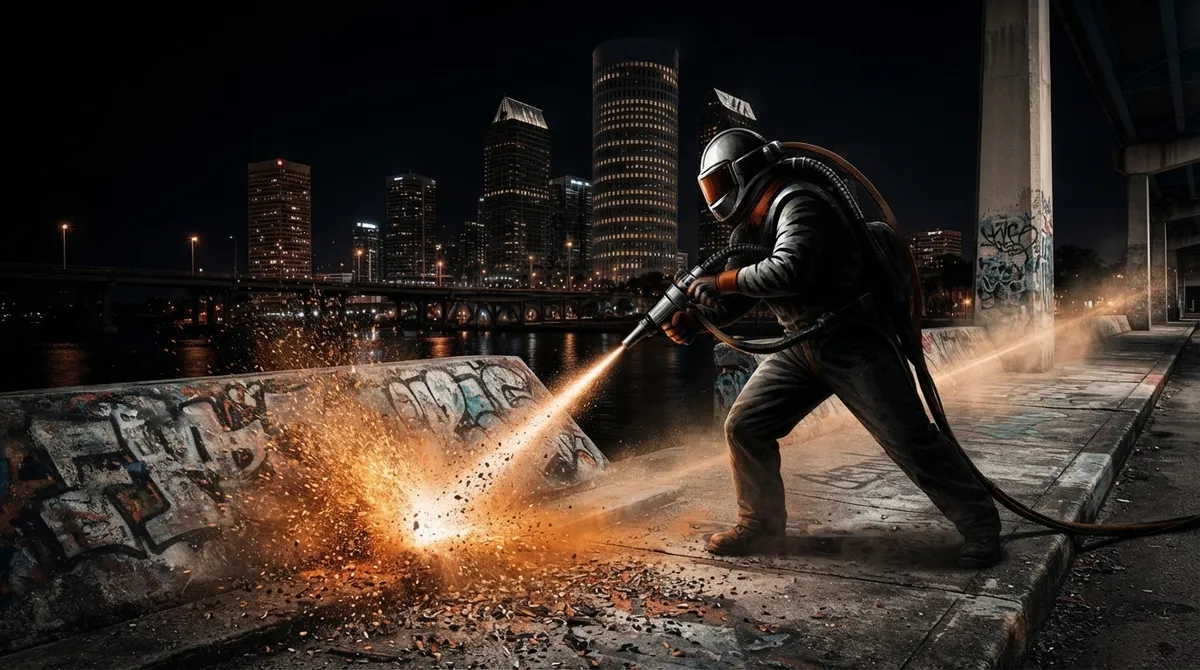 concrete sandblasting tampa