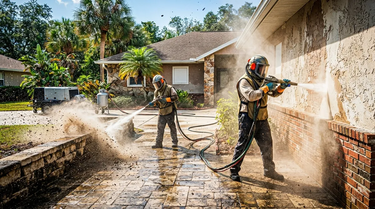 residential sandblasting plant city