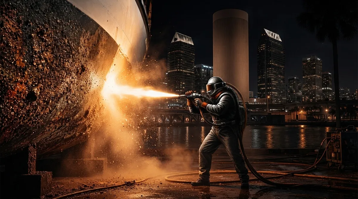 commercial sandblasting Tampa