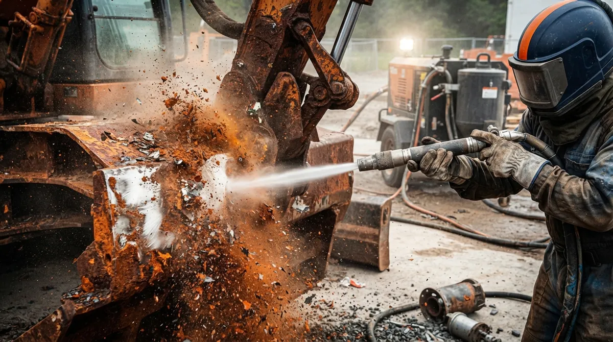 equipment blasting