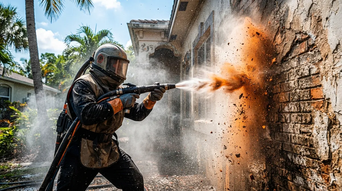 dustless blasting for homes
