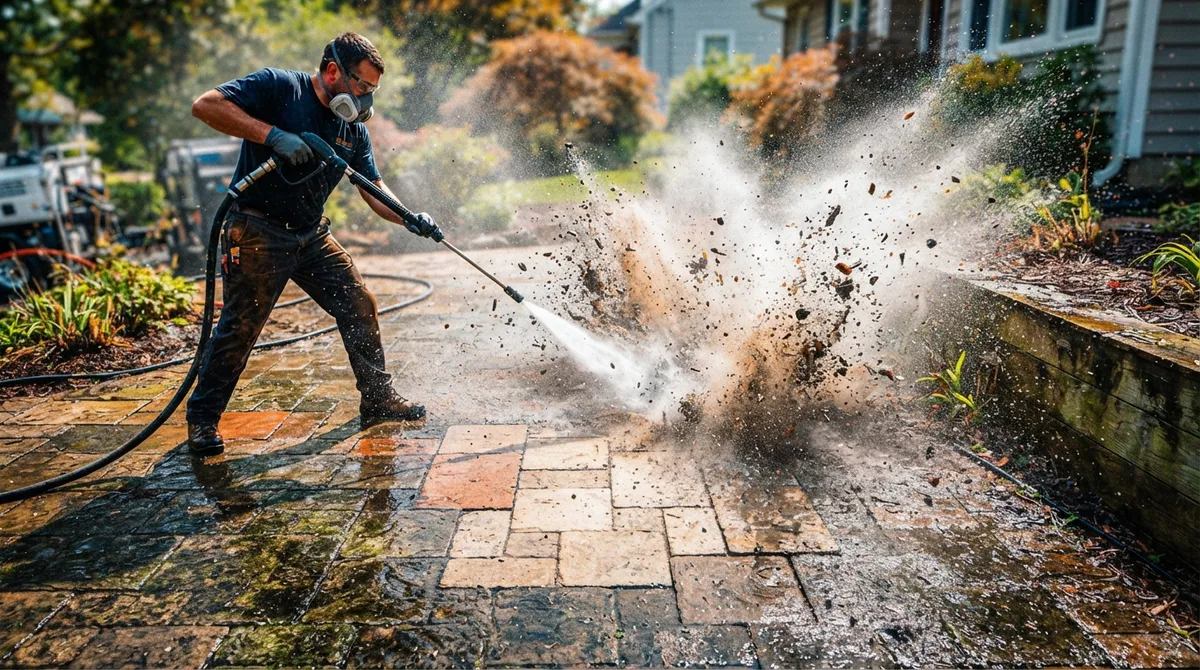 how to clean pavers before sealing