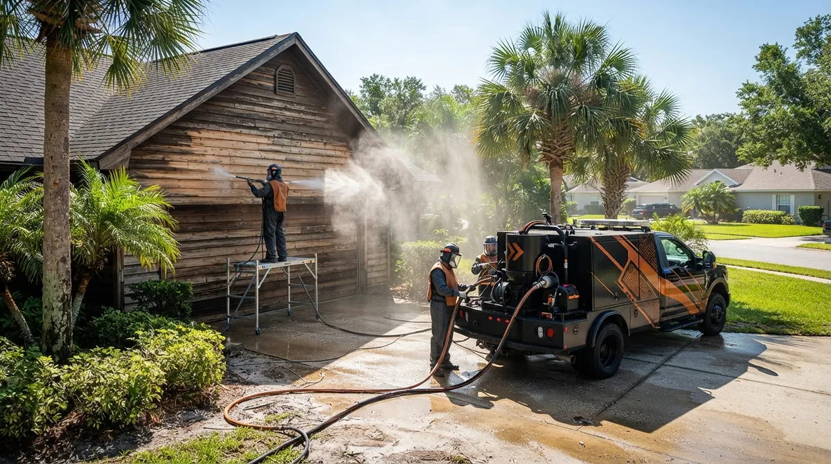 Why Choose Mobile Sandblasting for Your Valrico Home?
