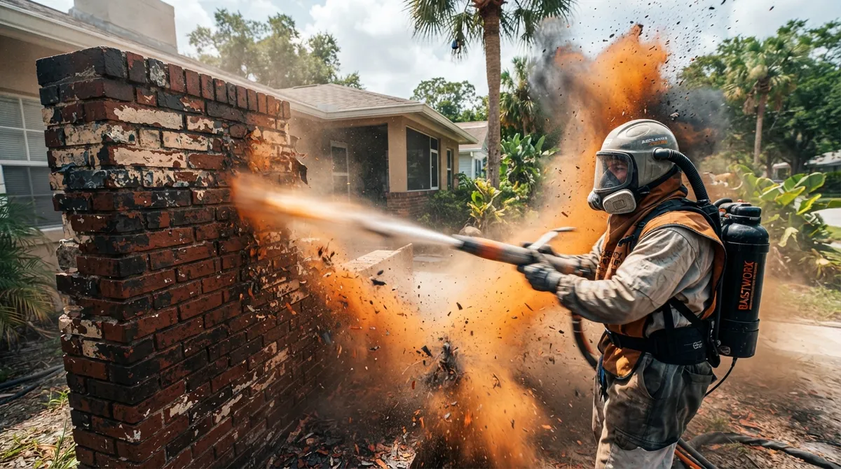 residential sandblasting in tampa