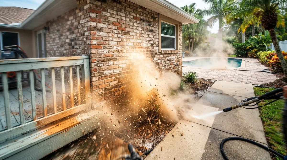 residential sandblasting in tampa