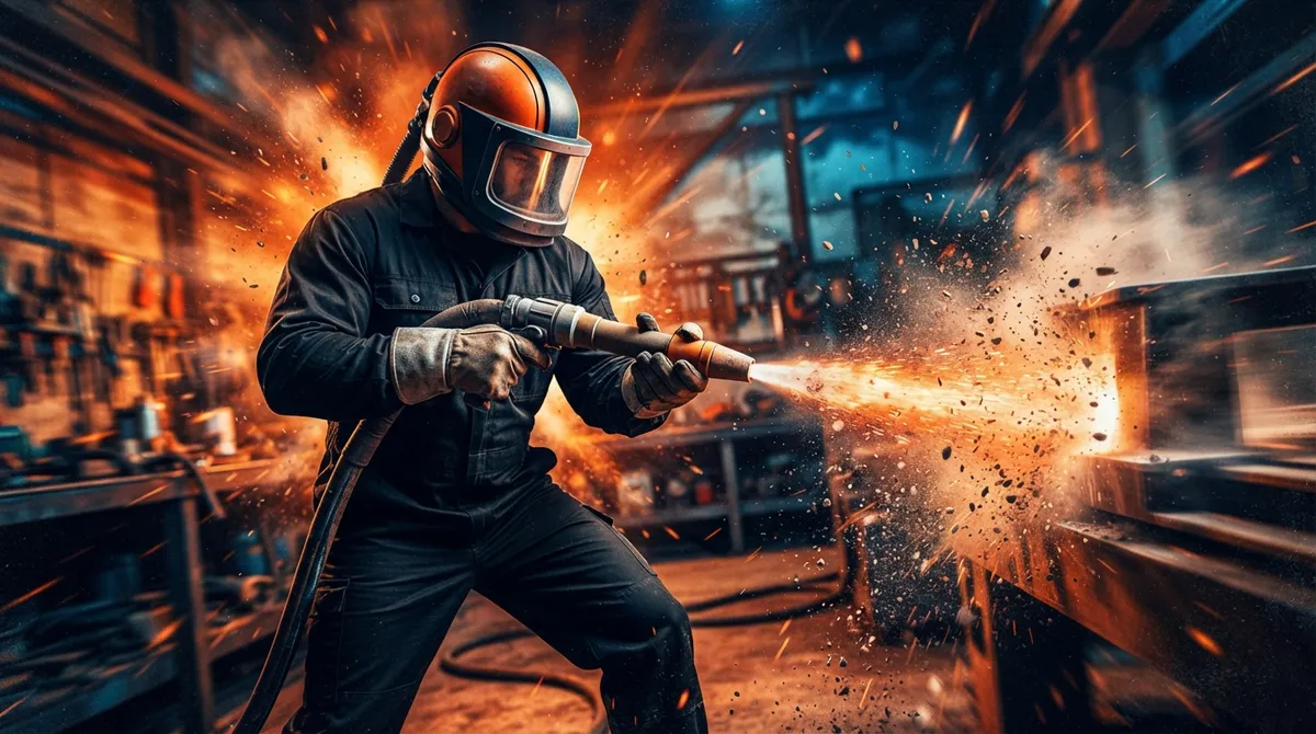 how to prepare for sandblasting