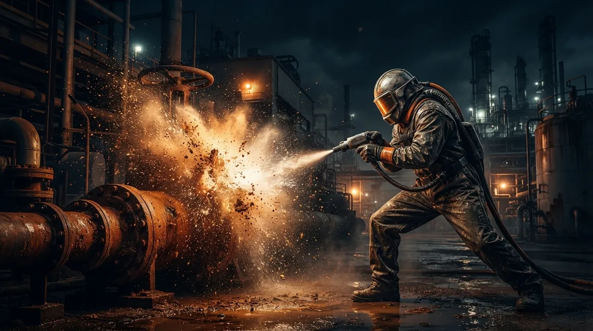 dustless blasting commercial