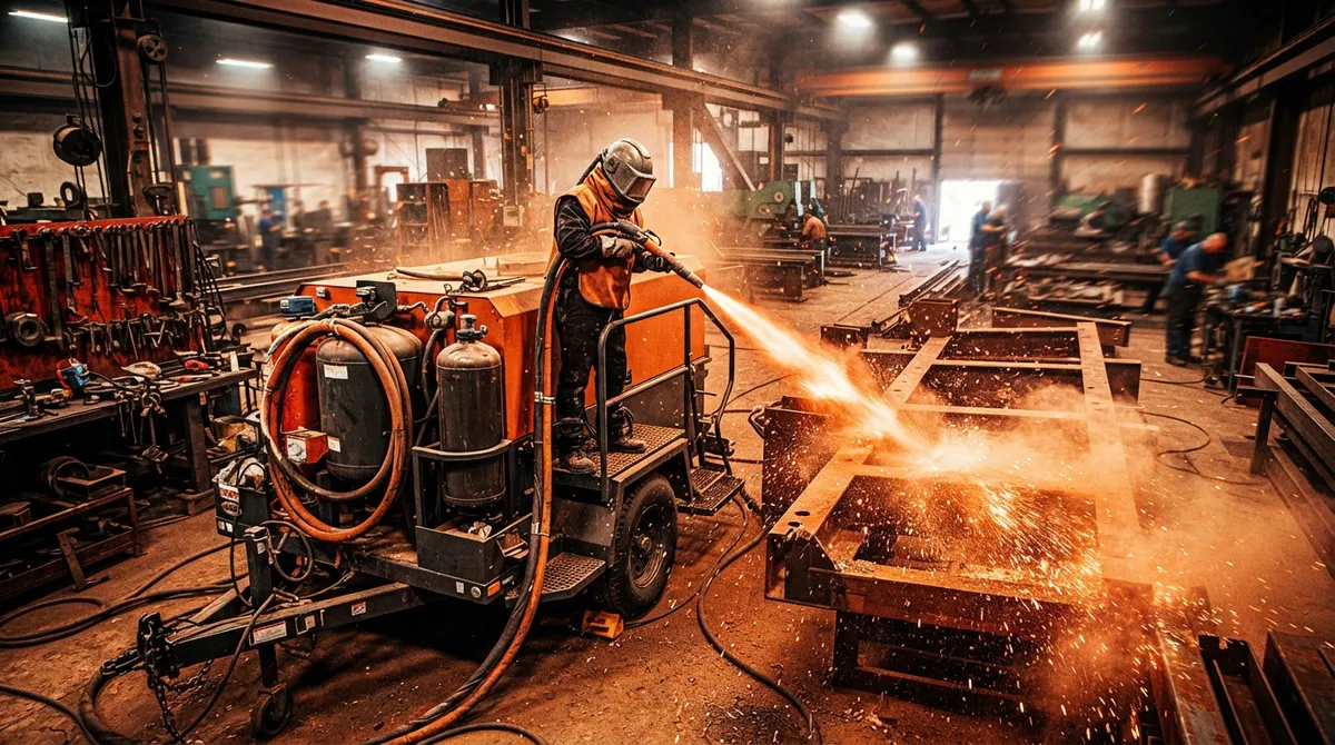 manufacturing sandblasting