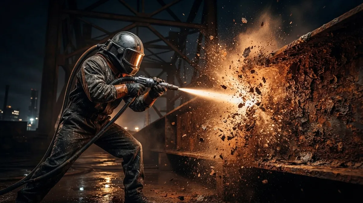 how to prep structural steel for coating