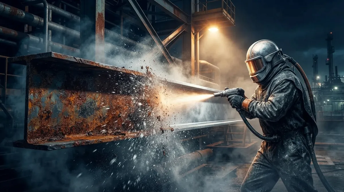 Blasting vs. Hand Tools: Best Steel Prep Method?