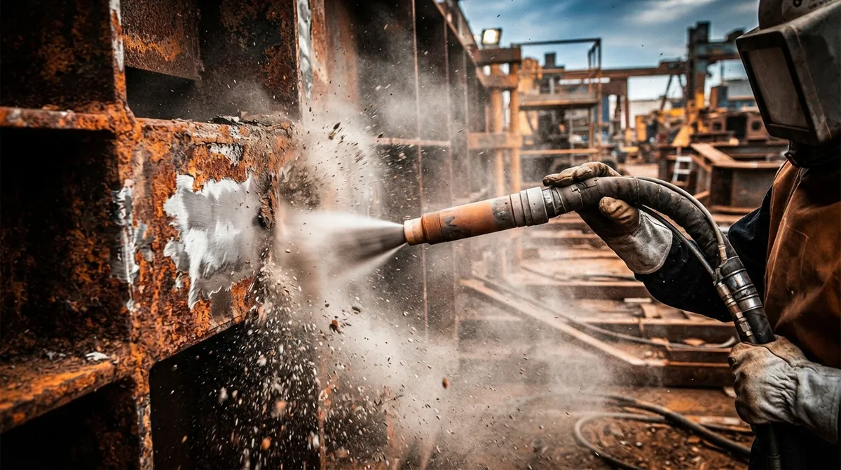 what is sandblasting