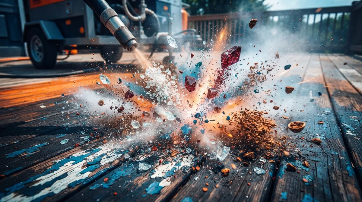 best way to remove paint from a wood deck