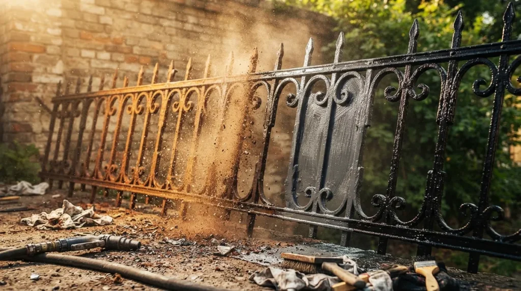 5 Steps to the Best Way to Restore an Old Iron Fence