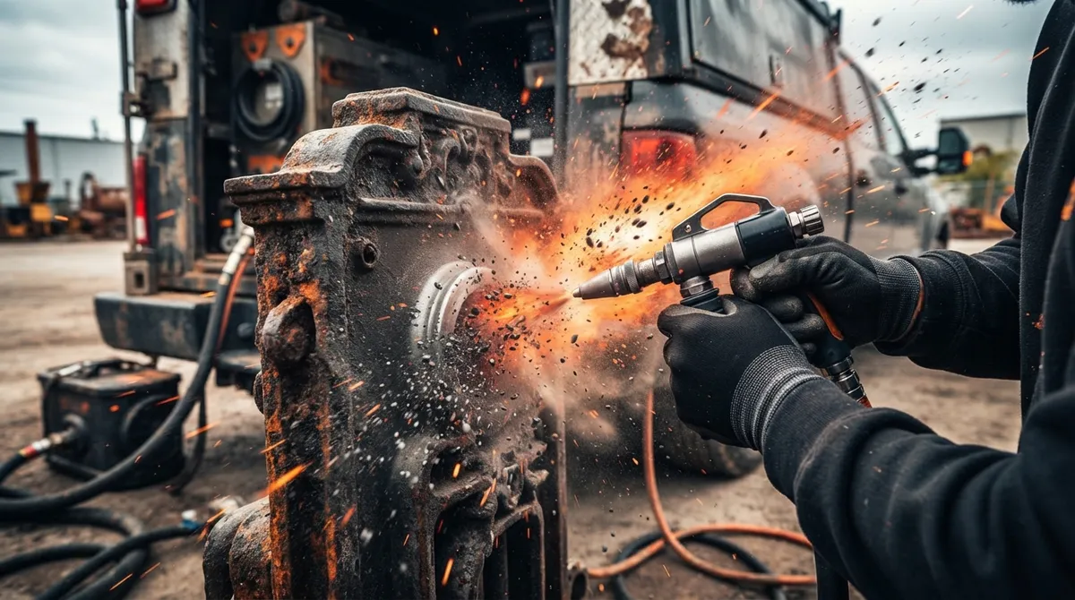 micro sandblasting