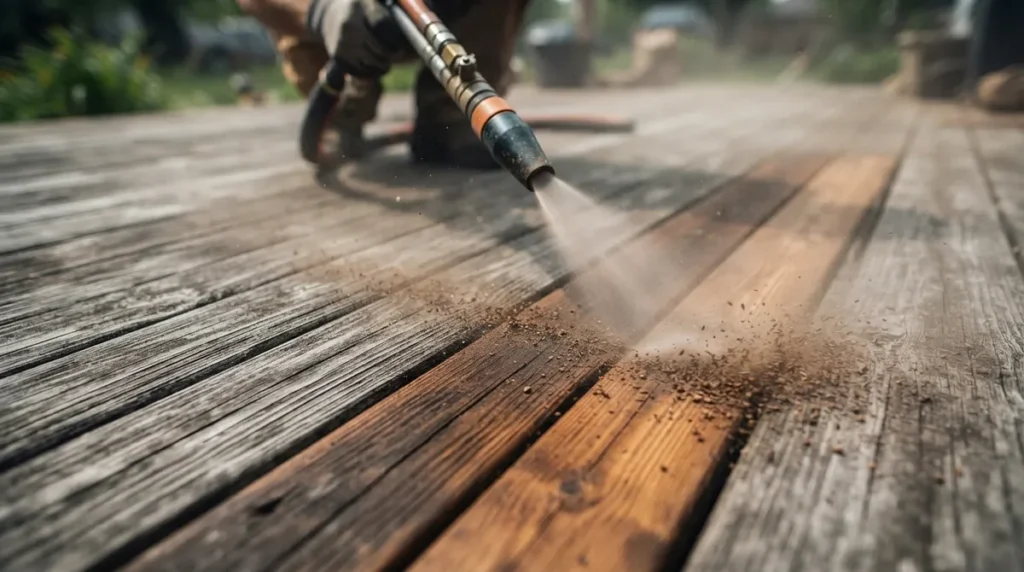 Can You Sandblast a Wood Deck Without Damaging It?