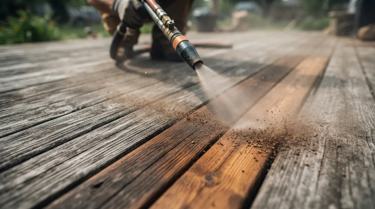 Can You Sandblast a Wood Deck Without Damaging It?