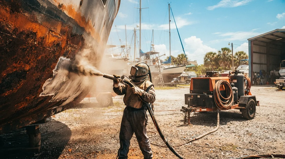 Why Is Mobile Sandblasting Tampa's Go-To Fix?