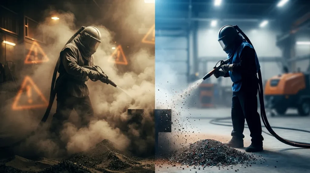 Media Blasting vs Sandblasting: Which Is Safer for You?
