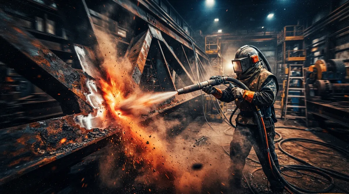 industrial sandblasting