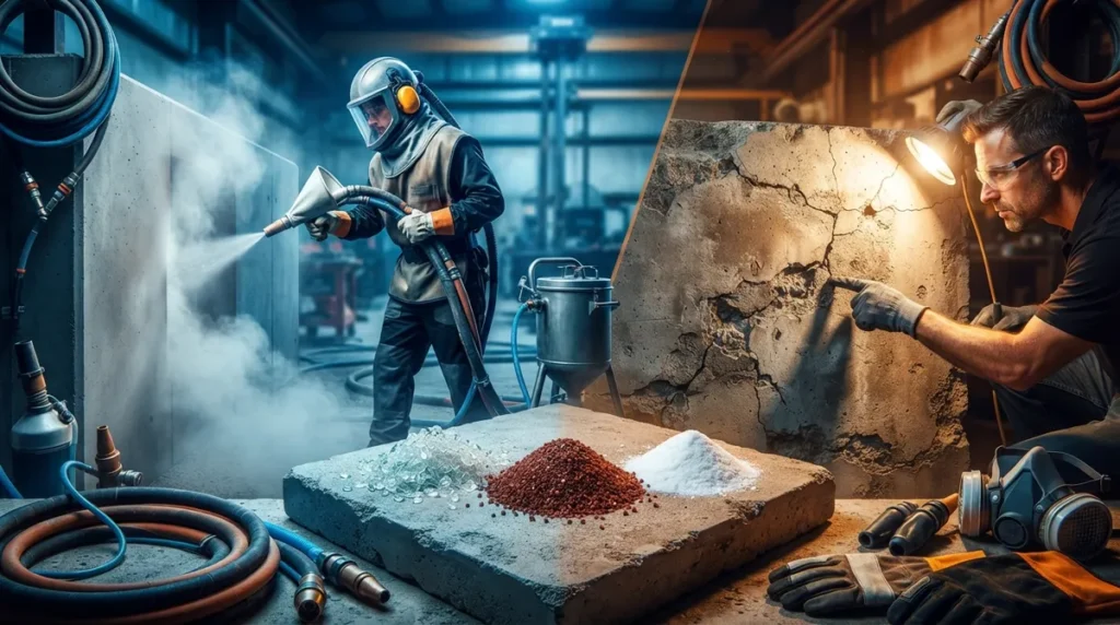 13 Sandblasting Concrete Mistakes to Avoid in 2026