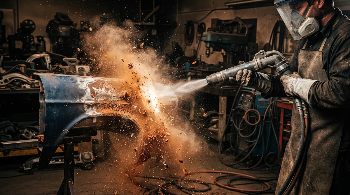automotive sandblasting