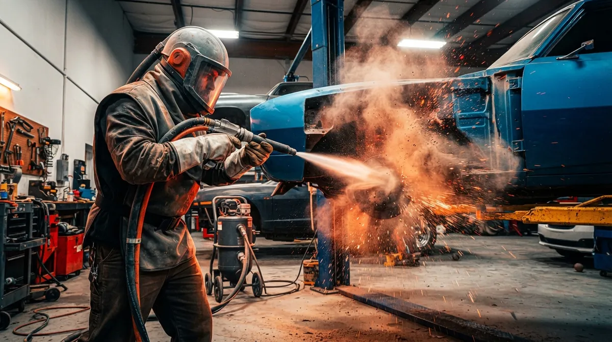 automotive sandblasting