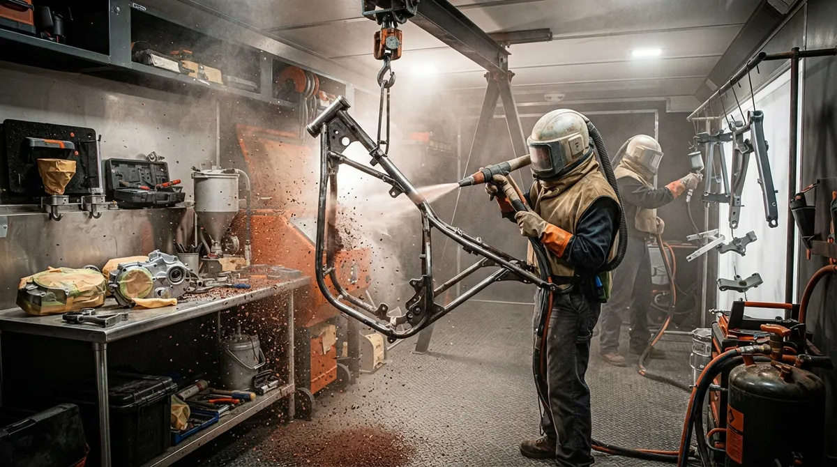 6 Motorcycle Restoration Blasting Tips for 2026