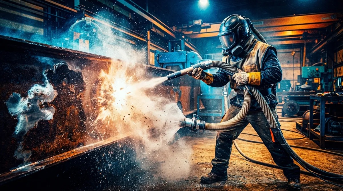 sandblasting dust control