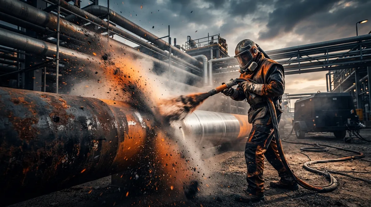 pipeline sandblasting