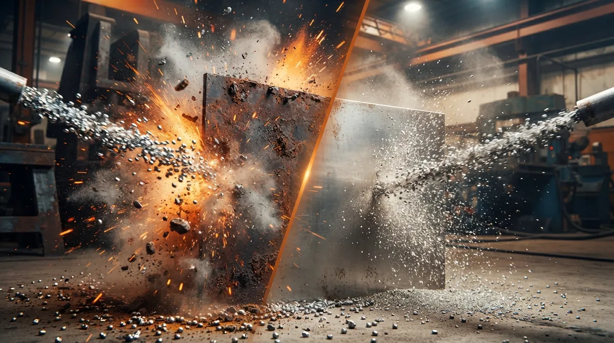 stainless steel blasting