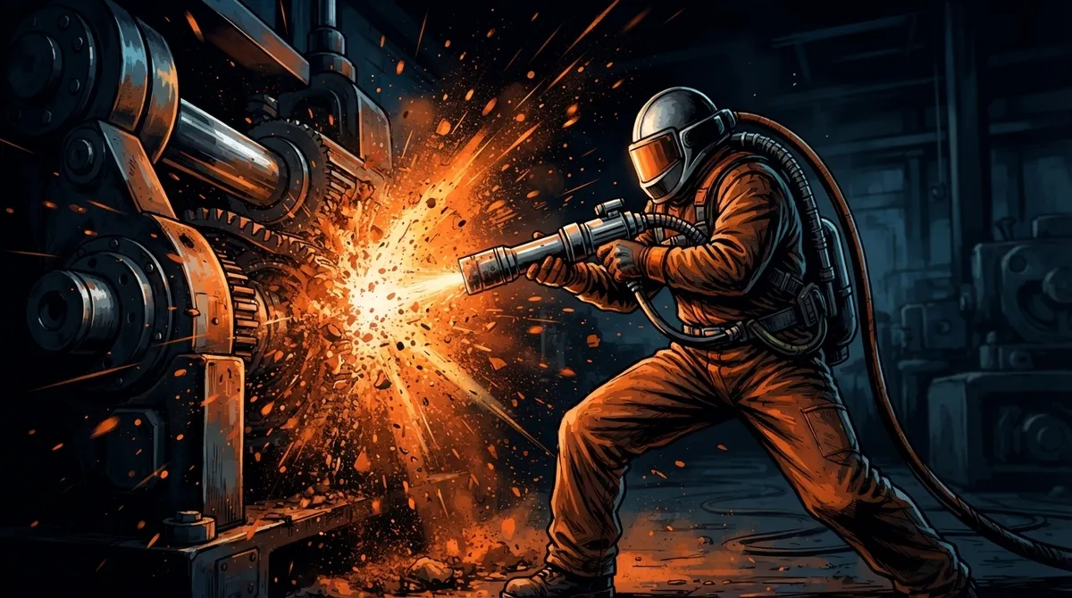 machinery cleaning blasting