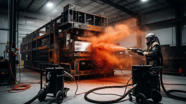 Machinery Cleaning Blasting: On-Site Options That Work