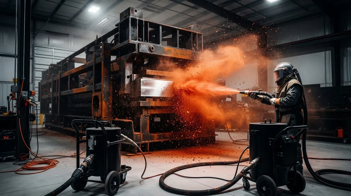 Machinery Cleaning Blasting: On-Site Options That Work