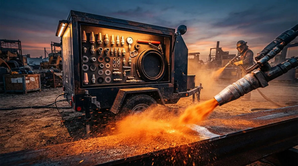 13 Sandblasting Machinery Parts Every Mobile Rig Needs