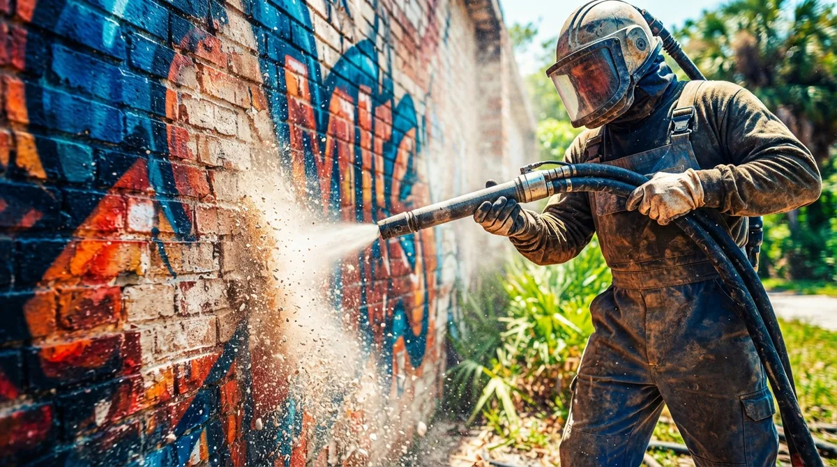 graffiti removal blasting