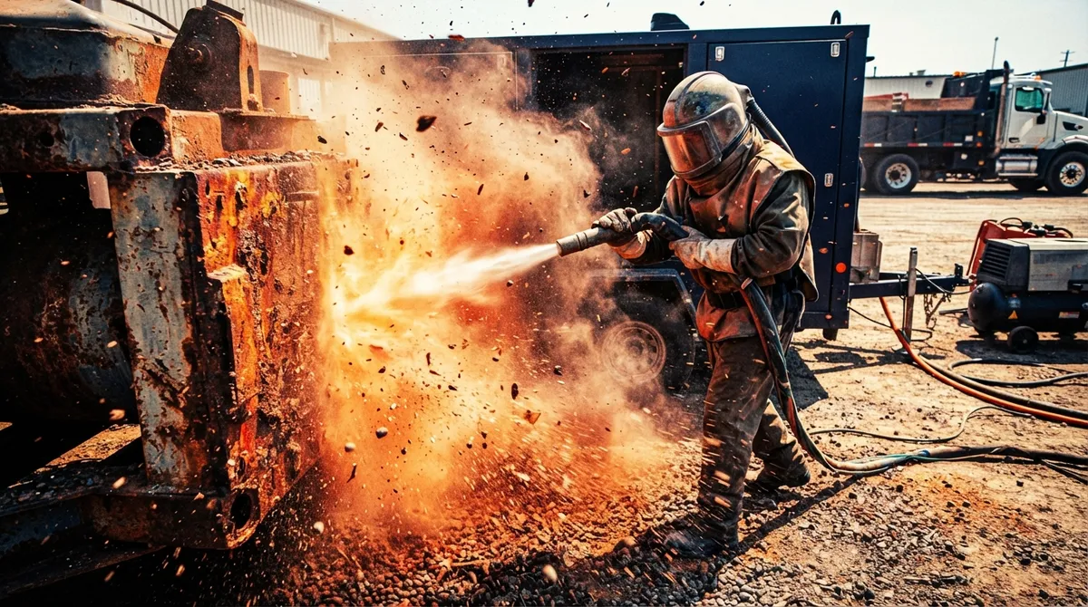 when to use sandblasting