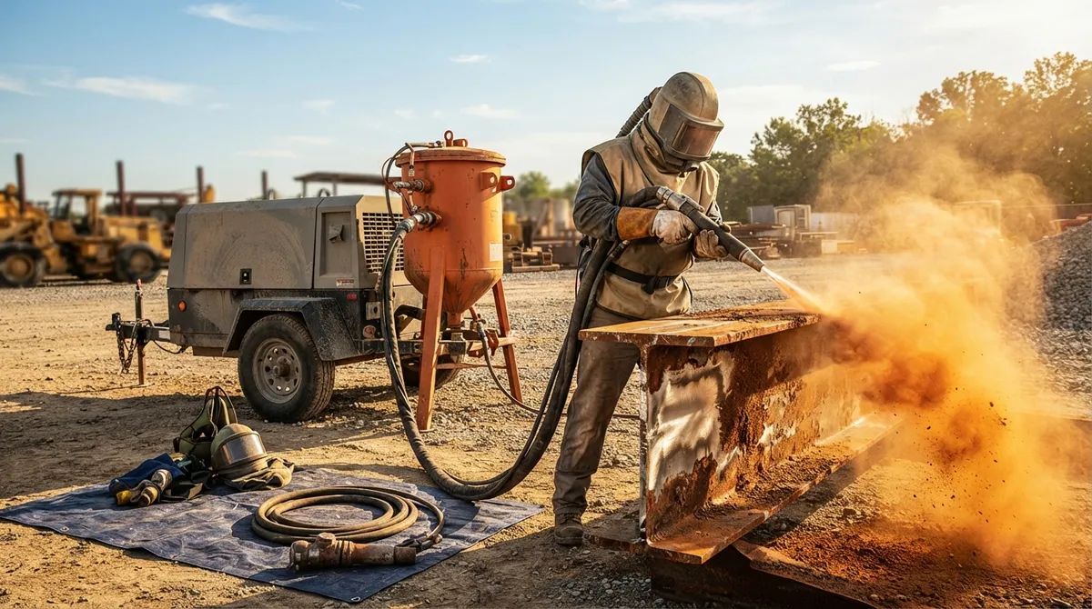Sandblasting Equipment: What a Mobile Blasting Rig Needs