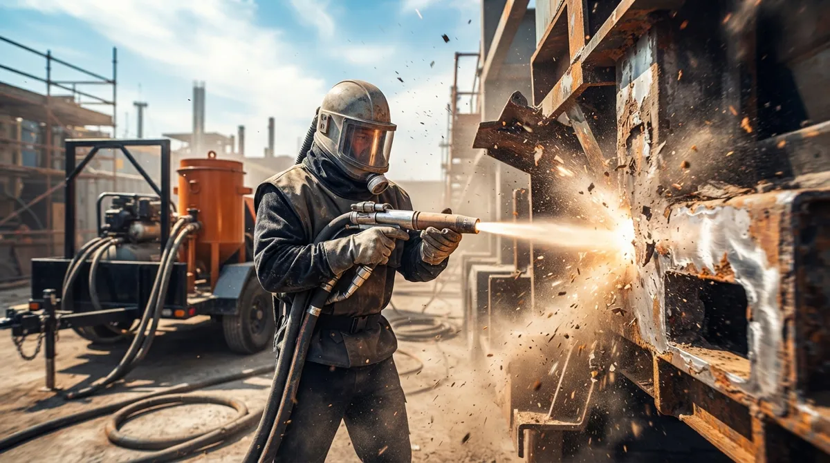 proper sandblasting equipment